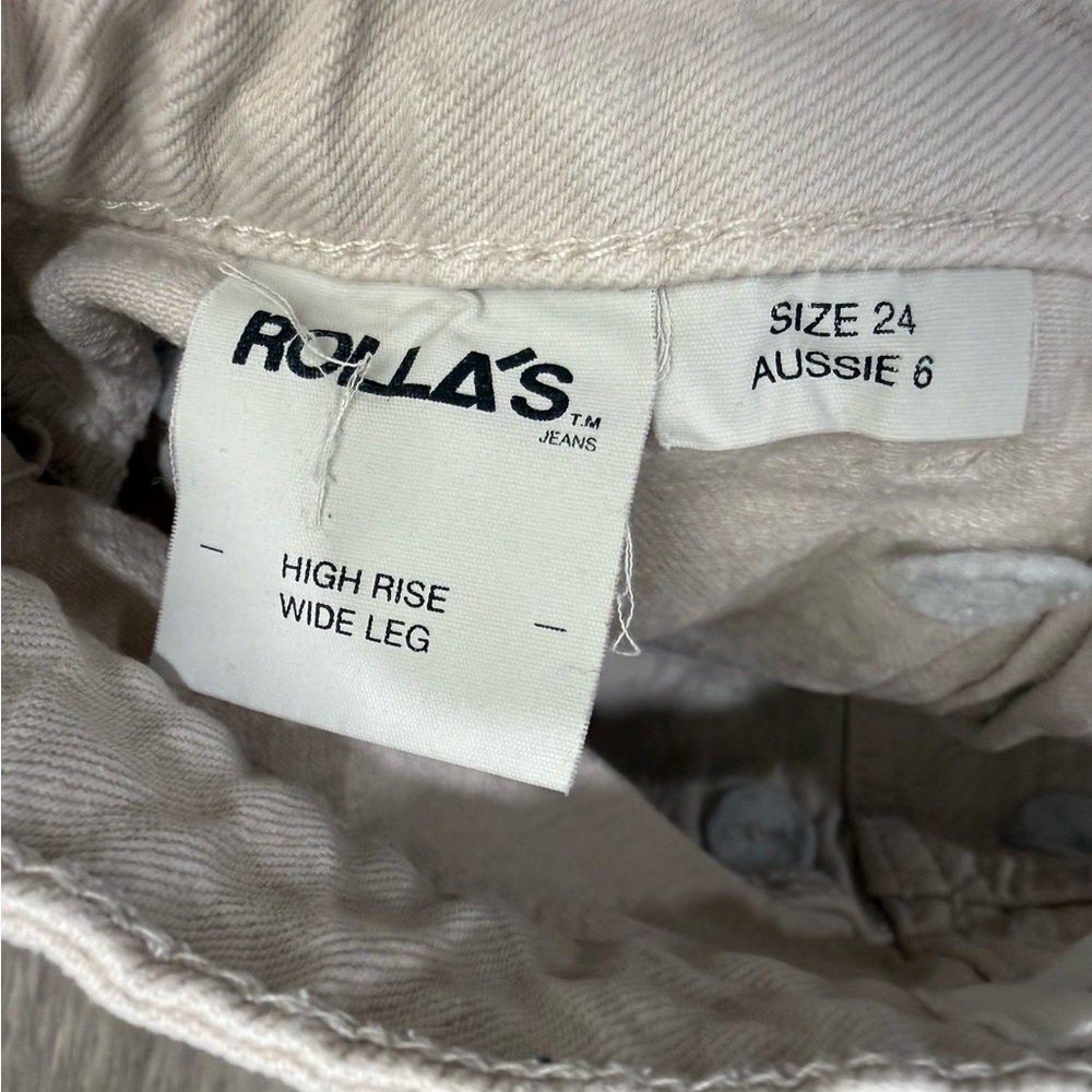 ROLLA’s High Rise Wide Leg Jeans Size‎ 24 - Picture 10 of 12